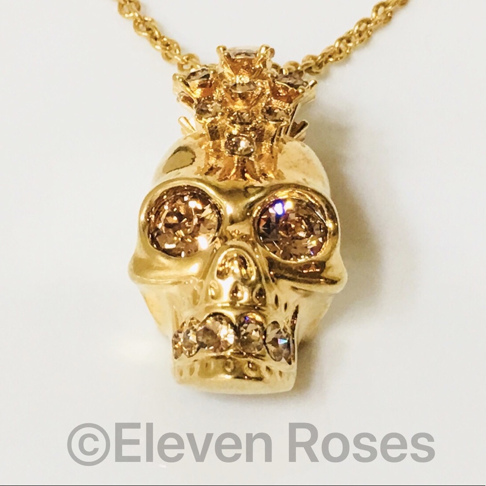 Alexander McQueen Mohawk Skull Pendant Necklace - Picture 7 of 7